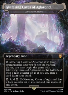 Gemstone Caverns - Glittering Caves of Aglarond The Lord of the Rings- Tales of Middle-earth Commander decks Topper